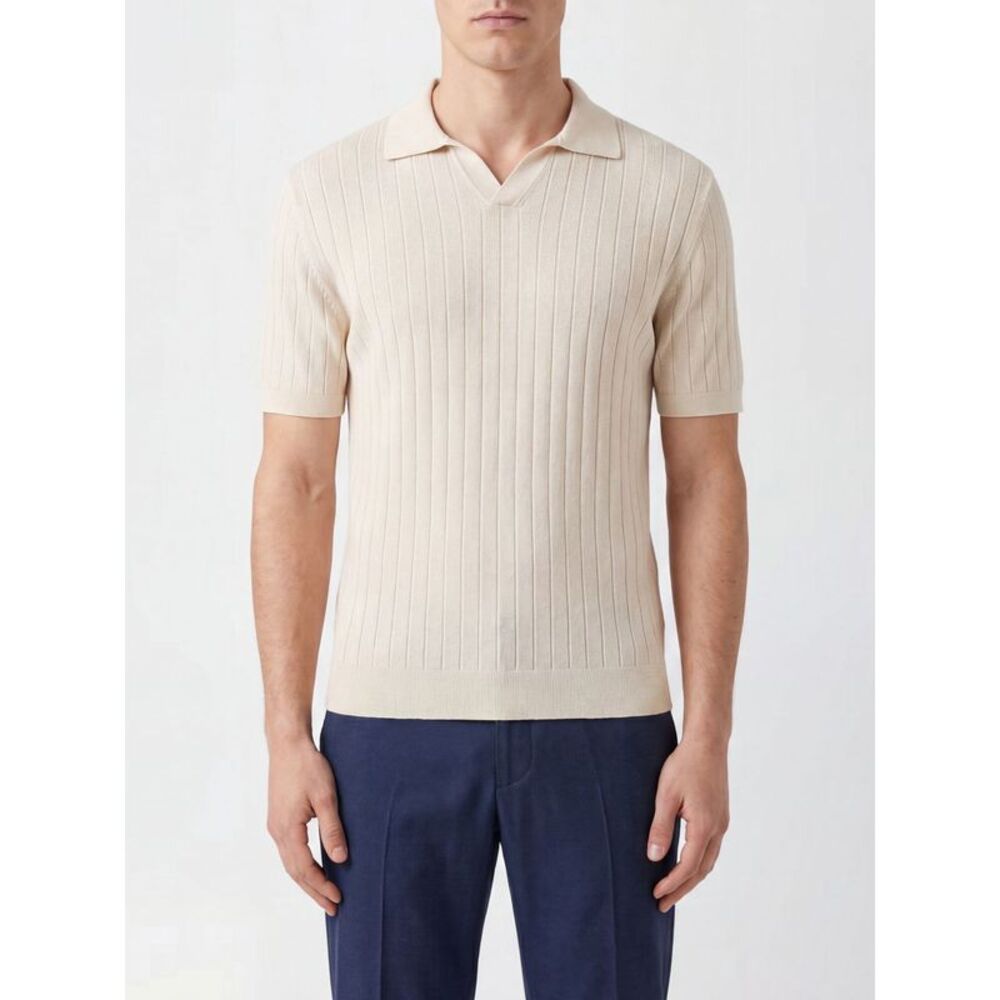 Fedeli Polo Shirt Men Ivory